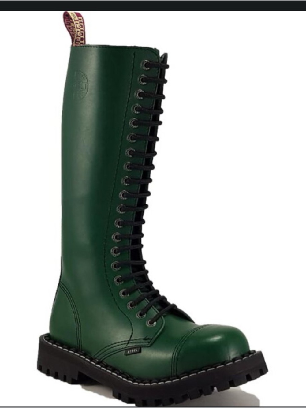 20 hole steel toe boots
